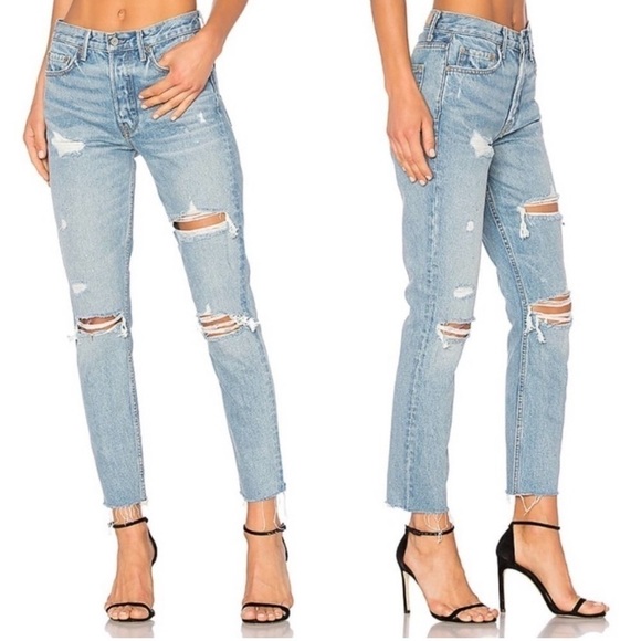 GRLFRND Denim - GRLFRND Karolina High Rise Skinny Jean In A Little More Love